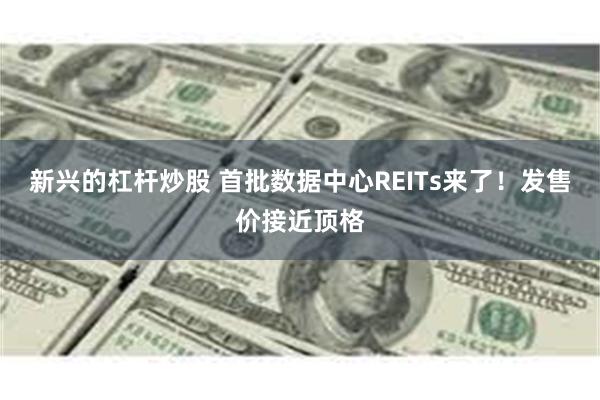 新兴的杠杆炒股 首批数据中心REITs来了！发售价接近顶格